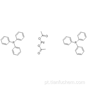 Acetato de bis (trifenilfosfino-paládio) CAS 14588-08-0